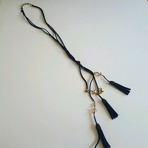Long tassle end necklace